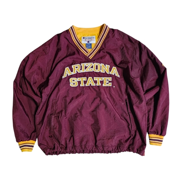 Vintage Champion Arizona State Pullover Jacket - Picture 1 of 7